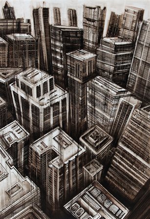 GIAMPIETRO FABIO Milano 1974Dream Land, 2005olio su tela cm. 150x100, firma,...