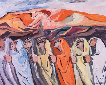 TERRUSO SAVERIO Monreale (Pa) 11/01/1939 - Milano 03/03/2003Oranti in...