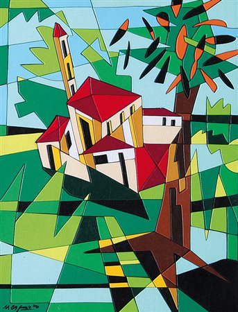 NESPOLO UGO Mosso Santa Maria (Bi) 29/08/1941Sunny sideacrilici su legno cm....