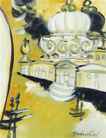 BRINDISI REMO Roma 25/04/1918 - Milano 25/07/1996Venezia, anni '90olio su...