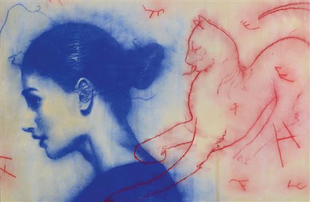 GALLIANI OMAR Montecchio Emilia (Re) 30/10/1954Blu oltremare, 2009 pastelli...