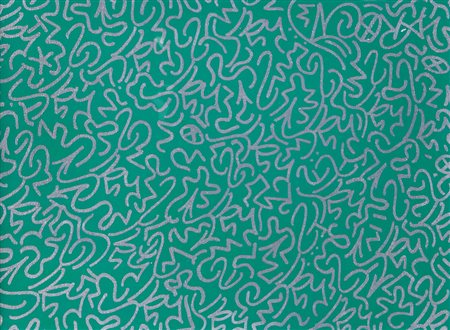LITTLE ANGEL (LA2) ANGEL ORTIZ New York 1967Silver green, 2000olio e marker...
