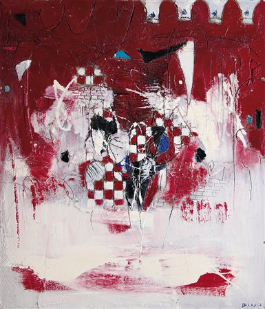 PALASGO DIEGO Noale (VE) 1954Contrasti di colore polimaterico (tecnica mista)...