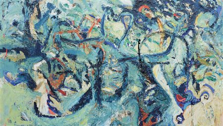 GOODWIN PAUL Hull (Yorkshire) 1951Orta, 1985olio su 2 tele cm. 153x135...