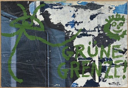 ROTELLA MIMMO Catanzaro 07/10/1918 - Milano 08/01/2006Grune, 1996sovrapittura...