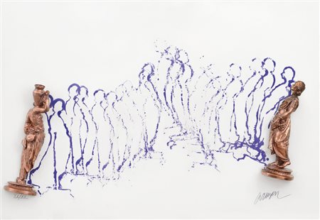 ARMAN FERNANDEZ Nizza 1928 - New York 22/10/2005Composition, La forteuse...