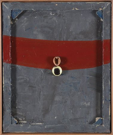 DESSI` GIANNI Roma 19/01/1955Del dire del fare, 1999encausto, olio su tela e...