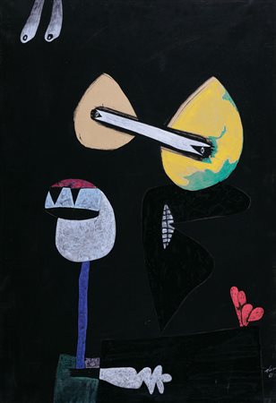 DOVA GIANNI Roma 08/01/1925 - Pisa 1991Senza titolo, 1961tempera su carta...