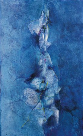 PROVINO SALVATORE Bagheria (Pa) 04/06/1943Nei silenzi, 1991olio su tela cm....