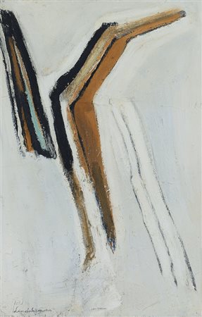 LINDSTROM BENGT Stoccolma 1925 - Njurunda 30/01/2008Emotion, (1957)olio e...