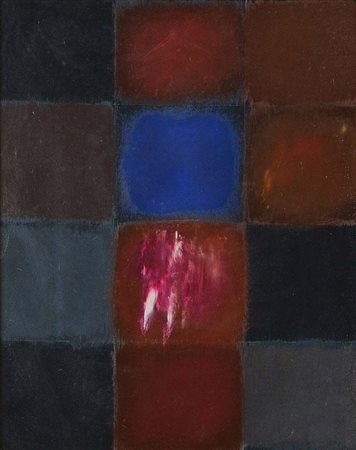 FINZI ENNIO Venezia 1931Da architetture del coloreolio su tela cm. 50x40,...