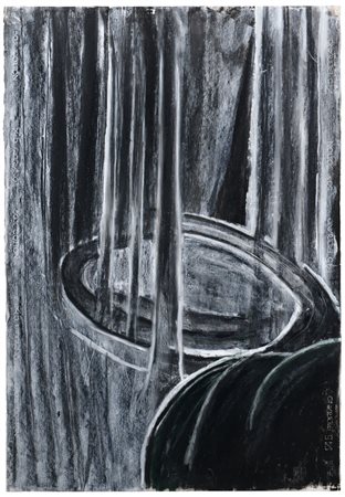 BLECKNER ROSS Geboren (U.S.A.) 1949Senza titolo, 1980olio su carta cm....