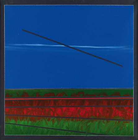 ANGELI FRANCO Roma 14/05/1935 - Roma 12/11/1988Paesaggio, 1988smalto su tela...