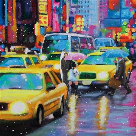 PULZE GIOVANNI Piove di Sacco (PD) 10/02/1960City angel, 2008acrilici su tela...