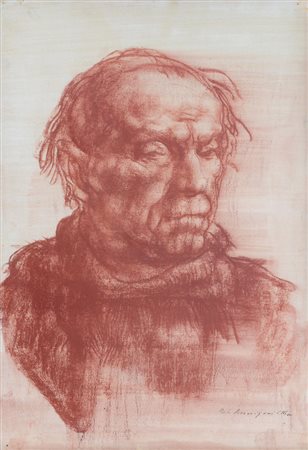 ANNIGONI PIETRO Milano 07/06/1910 - Firenze 28/10/1988Figurasanguigna su...