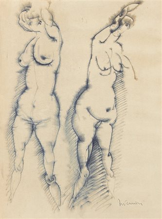 TAVERNARI VITTORIO Milano 1919 - Varese 1987Studio per sculture,...