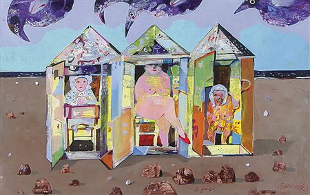 POSSENTI ANTONIO Lucca 11/01/19333 fasi, 1979olio su cartone telato cm....