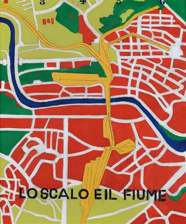 BARNI ROBERTO Pistoia 30/09/1939A Max Ernst, 1963olio su tela cm. 60x50,...