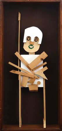 BAJ ENRICO Milano 31/10/1924 - Vergiate 16/06/2003Guerriero, 1987/88scultura...