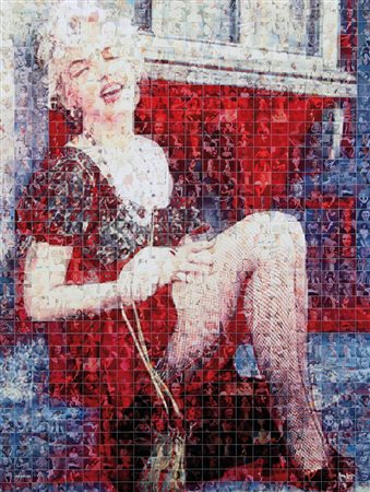 MURGIA MARIA Ossi (SS) 1935Omaggio a Marilyn Monroe, 2013fotomosaico digitale...