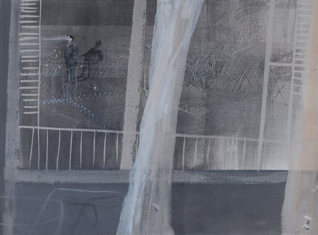 BANCHIERI GIUSEPPE Milano 09/11/1927 - Como 30/12/1994Figura nel giardino,...