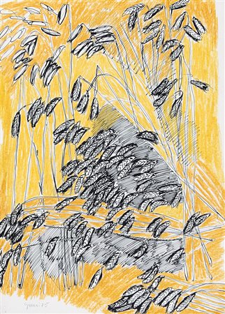 GIUNNI PIERO Villa Cortese (Mi) 08/12/1912 - 2001Spighe di grano, 1975tecnica...