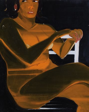 MASELLI TITINA Roma 1924 - 2005Senza titolo, 1967olio su tela cm. 100x80,...