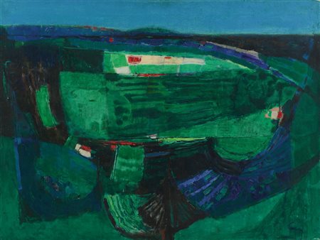 PAULUCCI ENRICO Genova 03/10/1901 - Torino 22/08/1999Paesaggio piemontese,...