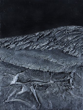 PASCHETTA MARIO Milano 27/04/1949Black land, 2012malte e terre naturali su...
