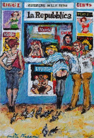 PIACESI WALTER Ascoli Piceno 18/09/1929Ultime notizie, 2013olio su tavola cm....