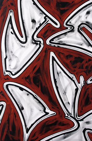 ASDRUBALI GIOVANNI Tuscania (Vt) 07/10/1955Senza titolo, 1988olio su tela cm....