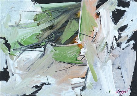 RUGGERI PIERO Torino 27/04/1930 - 14/05/2009Nel verde del boscoolio e tempera...