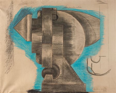 CASCELLA ANDREA Pescara 1920 - Milano 1990Progetto per scultura, 1976tecnica...