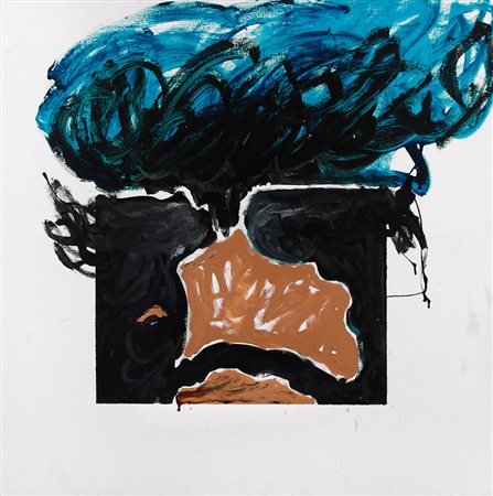 SCHIFANO MARIO Homs (Libia) 1934 - Roma 26/01/1998Senza titolo, 1990smalto su...