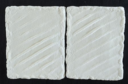 PINELLI PINO Catania 01/10/1938Pittura B, 1997pittura su 2 elementi bianchi...