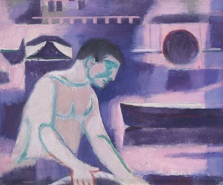 ROSSI ATTILIO Albairate (Mi) 25/03/1909 - Milano 1994Giovane barcaiolo,...