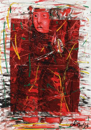 BATTAGLIA XANTE Gioia Tauro 12/10/1943Presente, presente arcaicotecnica mista...