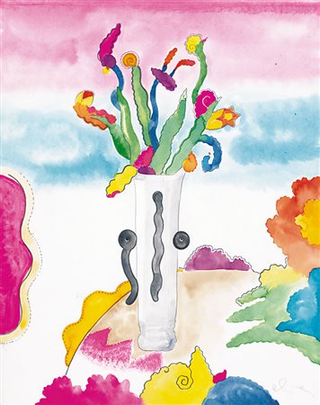 ALINARI LUCA Firenze 27/10/1943Senza titolo, (2001)tecnica mista su...