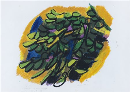 MORLOTTI ENNIO Lecco 21/09/1910 - Milano 15/12/1992Vegetazionetecnica mista...
