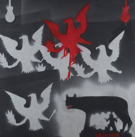 ANGELI FRANCO Roma 14/05/1935 - Roma 12/11/1988Souvenir, fine anni '70smalto...