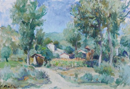 BARBIERI CONTARDO Broni (Pv) 1900 - Broni (Pv) 1966Paesaggio del paveseolio...