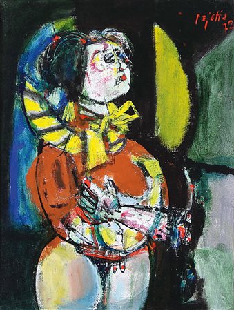 PAJETTA GUIDO Monza (Mi) 08/02/1898 - Milano 15/02/1987Attore, 1972acrilico...