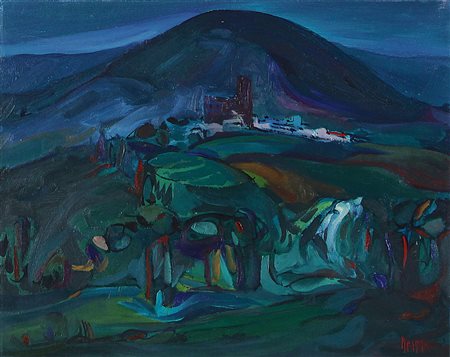 BALSAMO VINCENZO Brindisi 27/06/1935Colli toscani, 1962olio su tela cm....