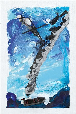 SCHIFANO MARIO Homs (Libia) 1934 - Roma 26/01/1998Senza titolo, 1994smalto e...