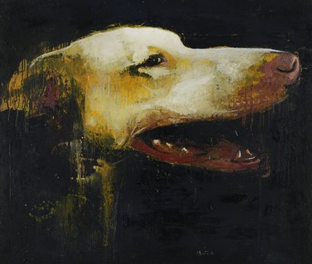 ALIOTO MASSIMILIANO Brindisi 06/05/1972Il cane sono io, 2004olio su tela di...