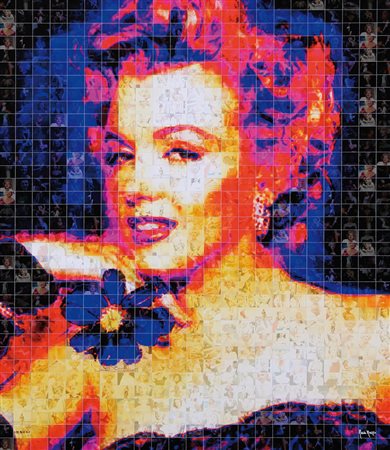 MURGIA MARIA Ossi (SS) 1935Omaggio a Marilyn Monroe, 2013fotomosaico digitale...