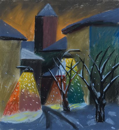 SALVO Leonforte (En) 22/05/1947Un quadro coi fiocchitecnica mista su cartone...