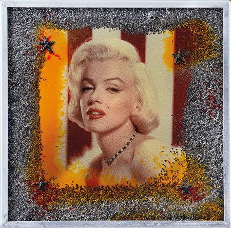 RONDA OMAR Portula (Bi) 11/09/1947Marilyn frozen, 2013plastic + foto cm....
