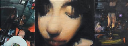 GALLIANO DANIELE Pinerolo (To) 15/04/1961Senza titolo, 1997trittico di oli su...