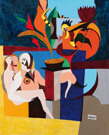 BARIONA MARIO Torino 1931Perduti nel tempo senza tempo, 1990tecnica mista su...